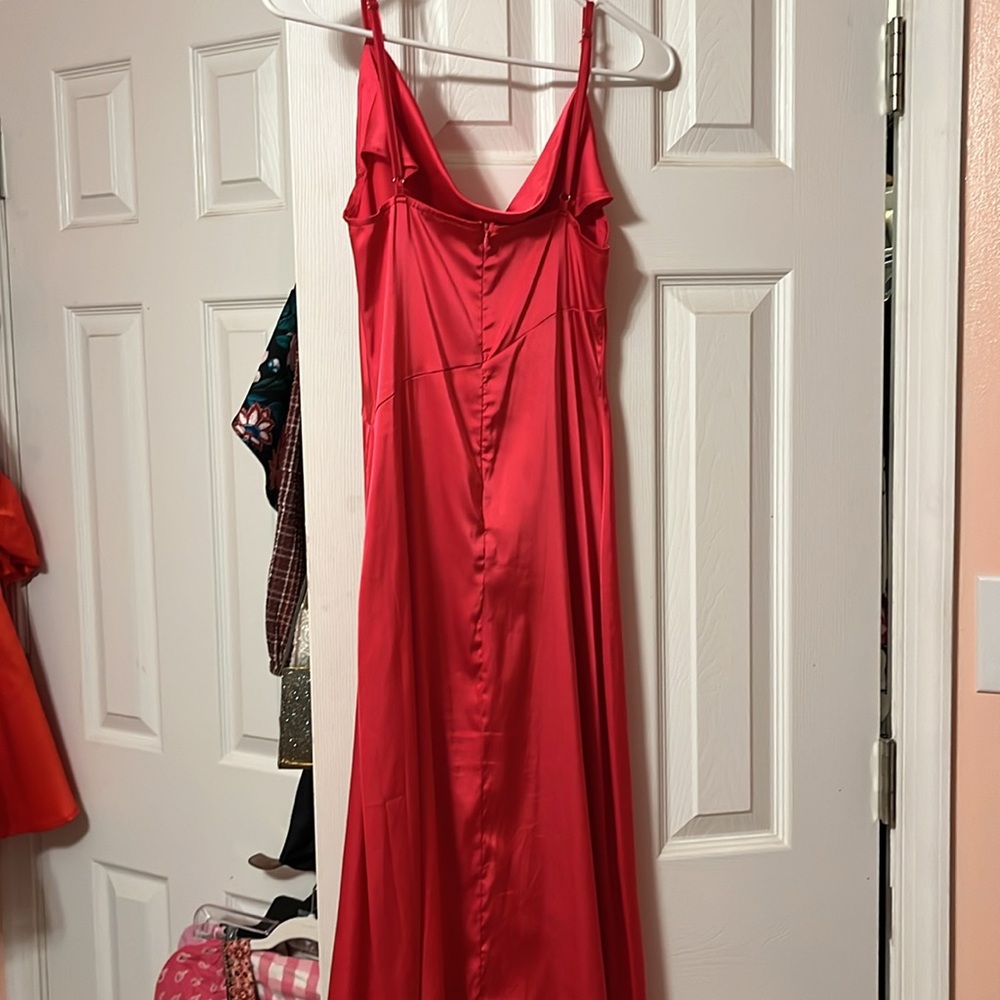 Pink Satin Dress 💕🎀 - Picture 7 of 7